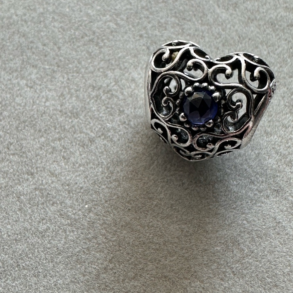 Pandora September signature birthstone bead